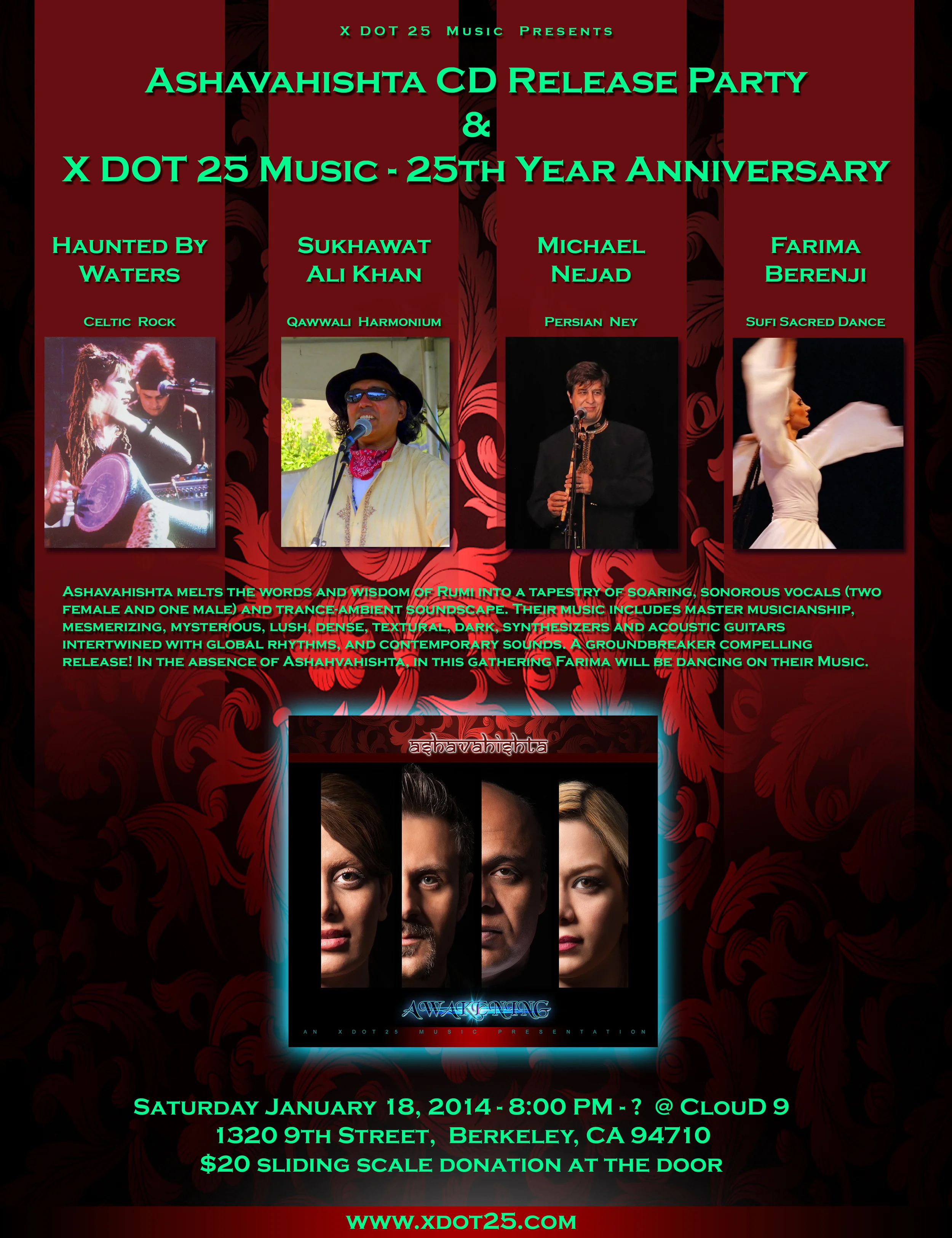 CD Release Party poster