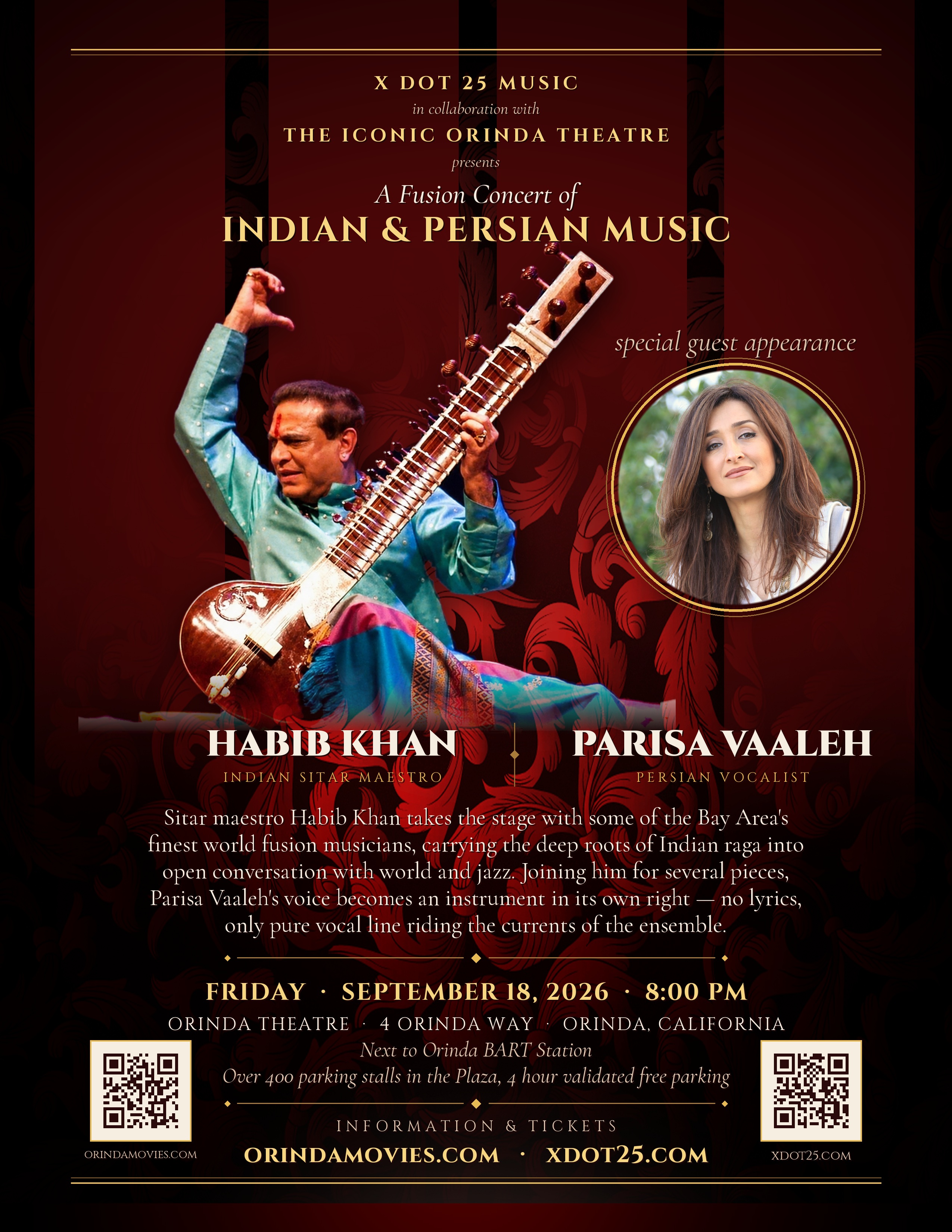 Habib Khan & Parisa Vaaleh — Live in Concert