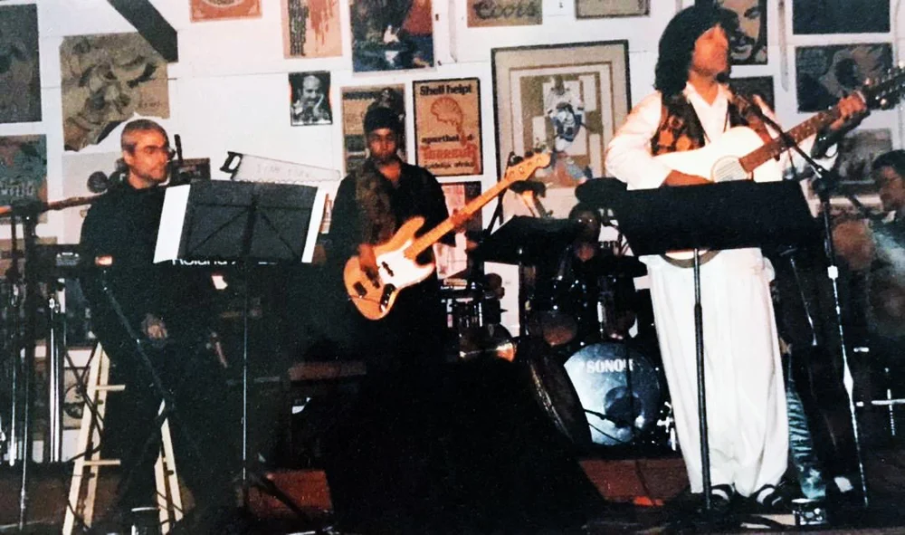 Koorosh & Aldoush at Ashkenaz, 1990
