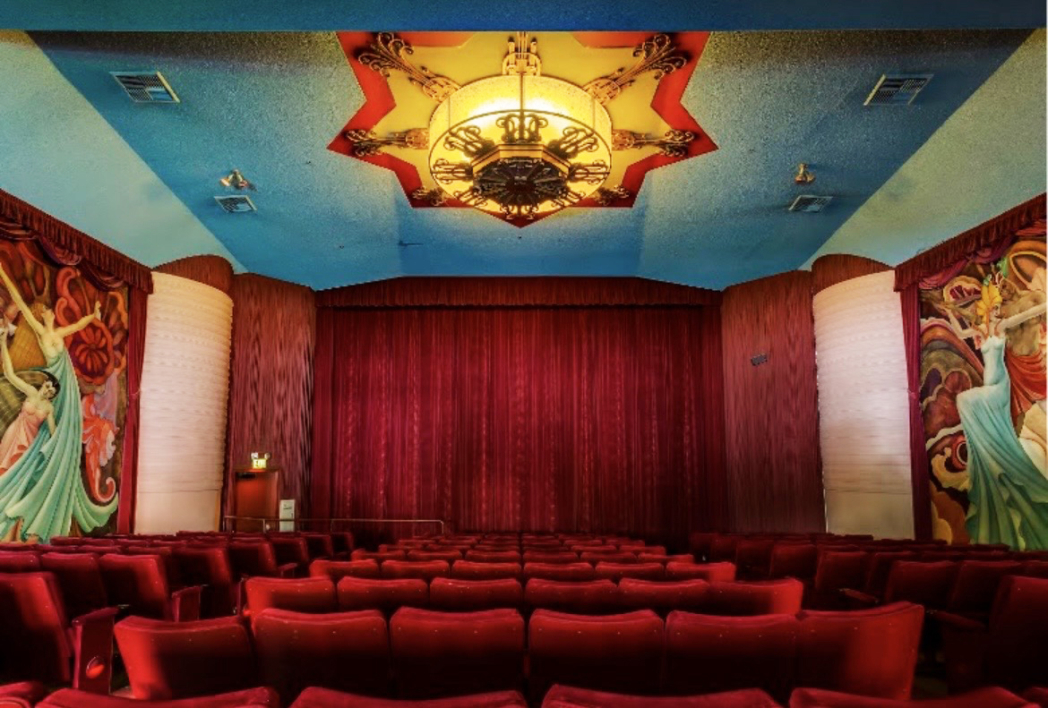 Inside the Orinda Theatre auditorium