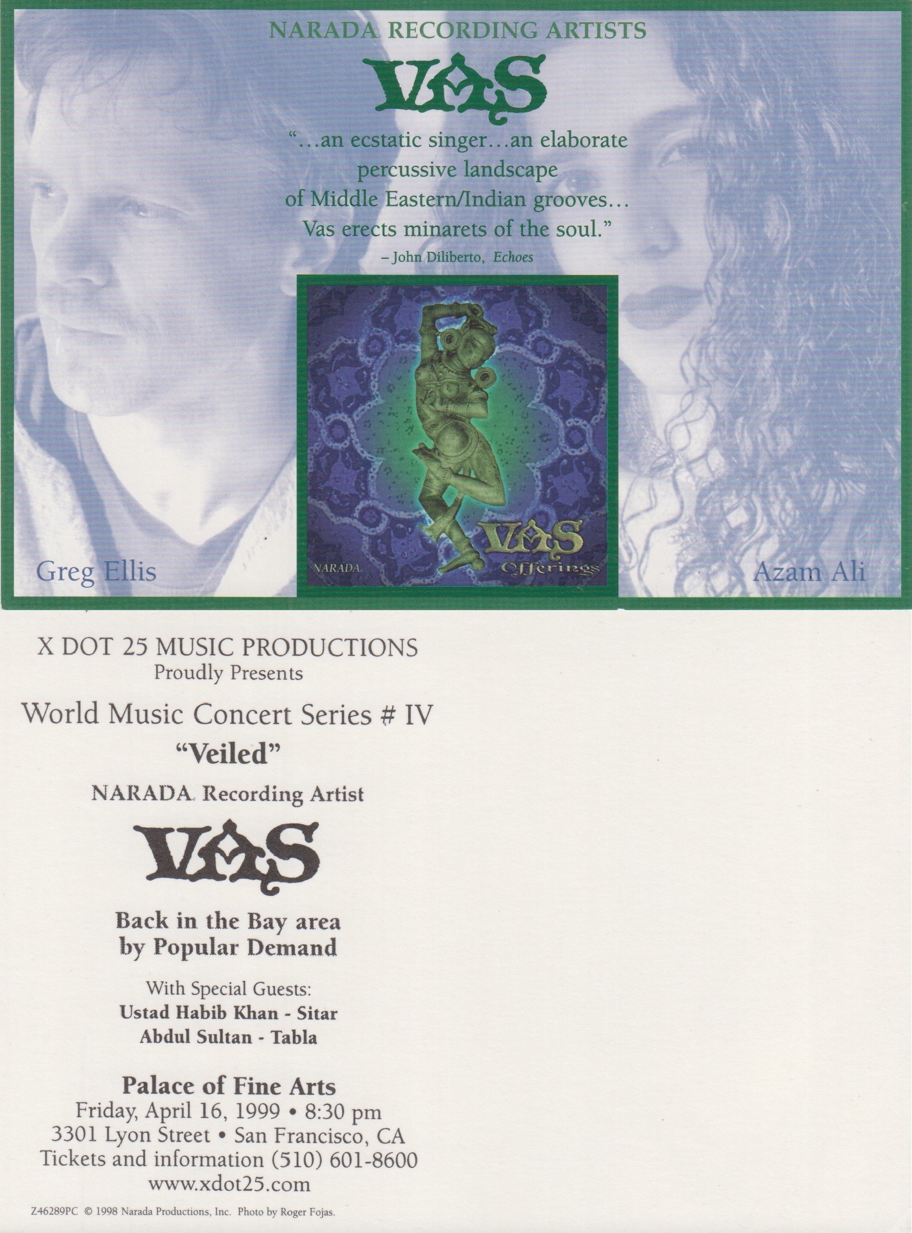 VAS in Concert, 1999