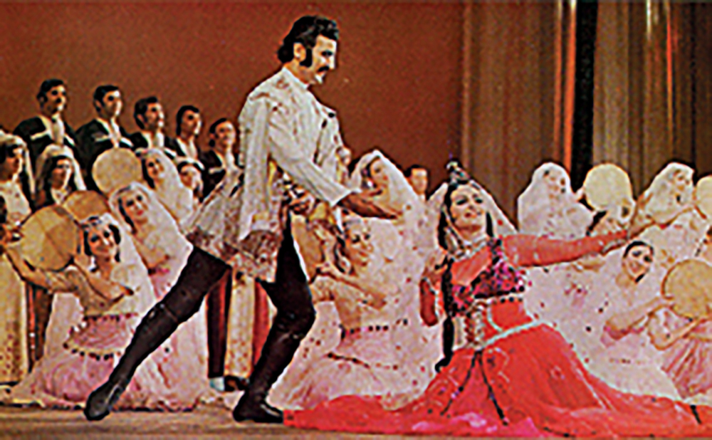 A scene from the opera “Kur Arab”