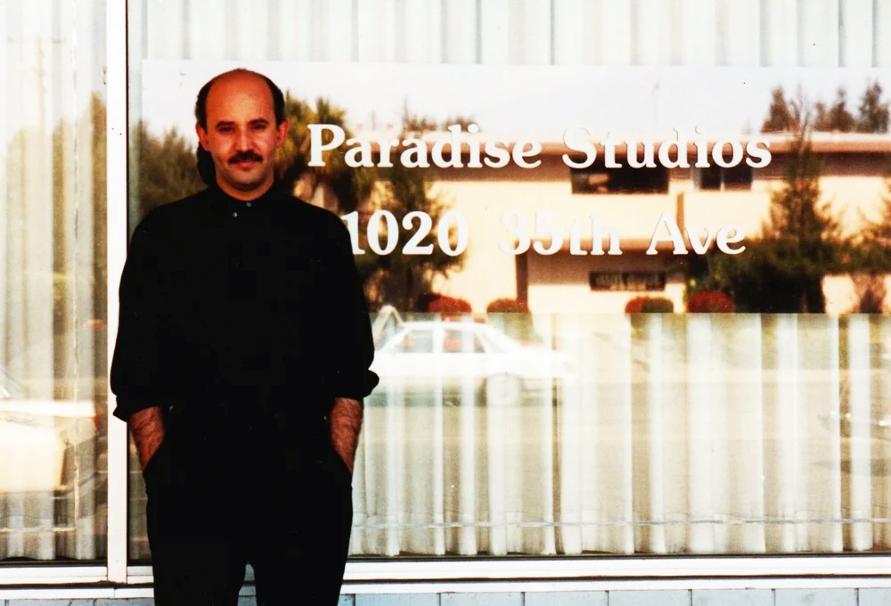 Max Ahmadi at Paradise Studios