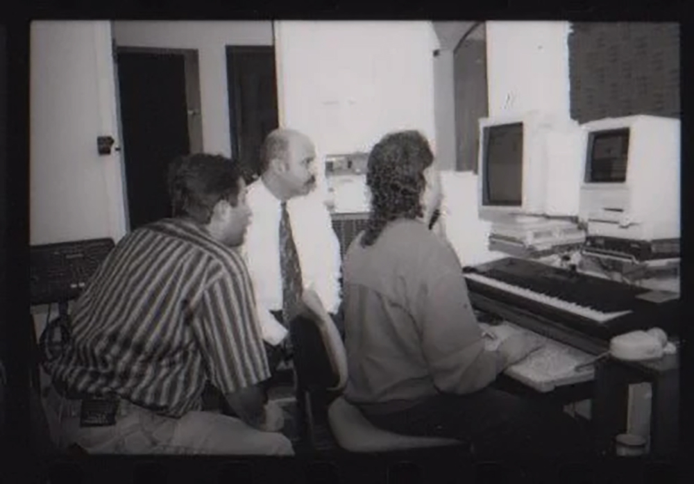 Max, Payman and Victor at Digisonics Studio