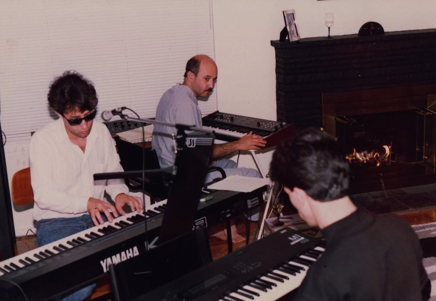 Zoobeen Banafsh creating music in San Mateo
